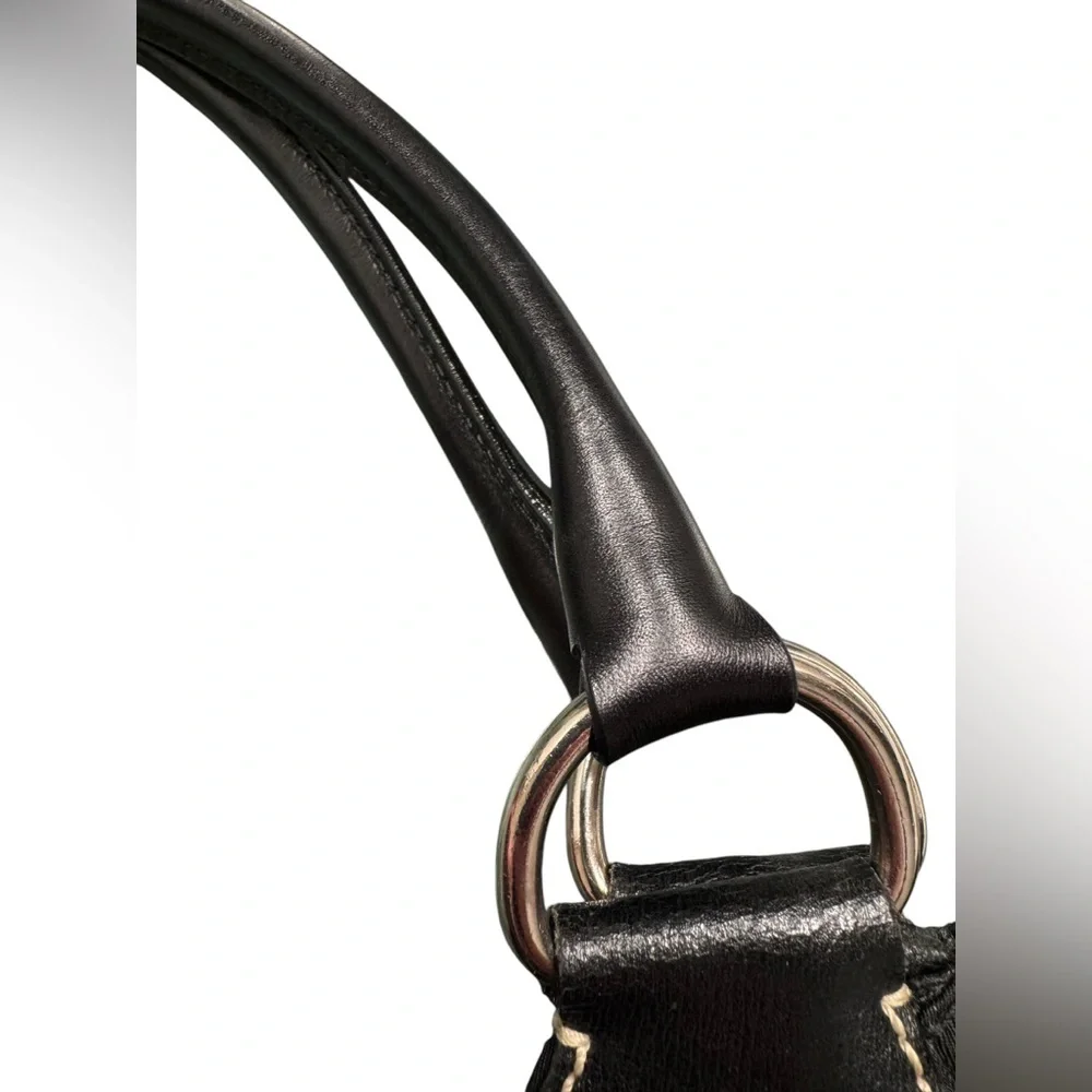 Vintage Prada Nylon Small Handbag. Black. GUC